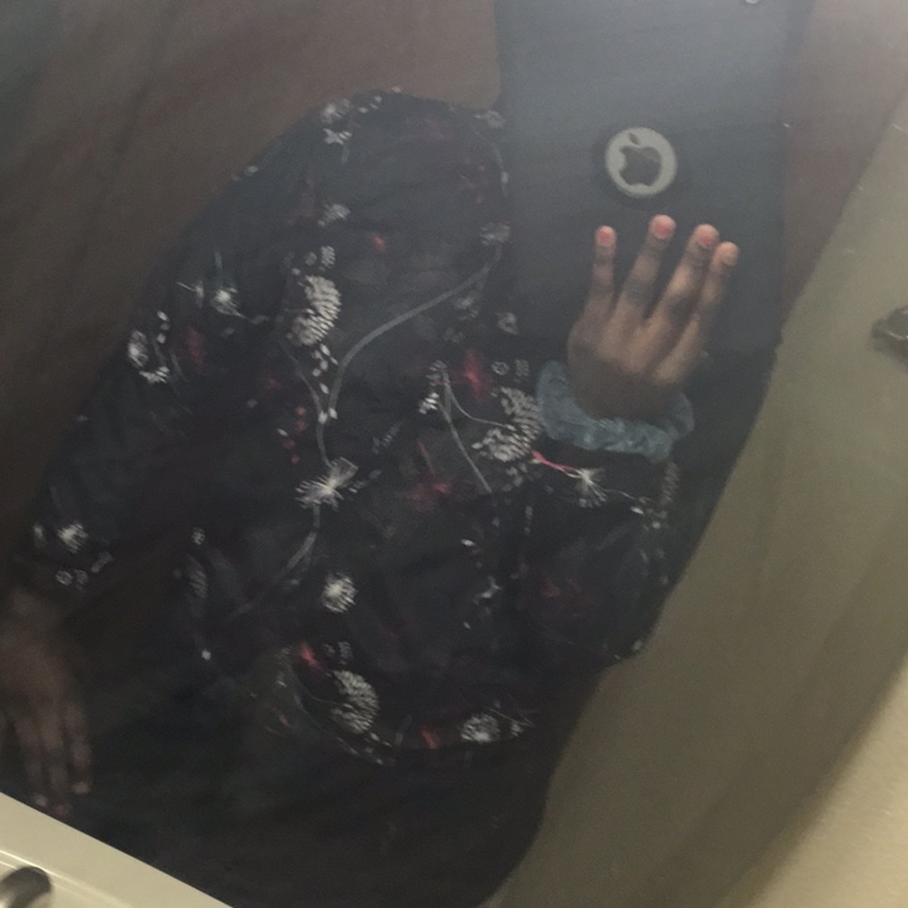 This is a flowery coat